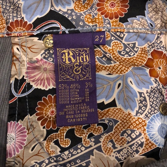 Rich and Skinny Gray Velvet Jeans - Picture 4 of 4